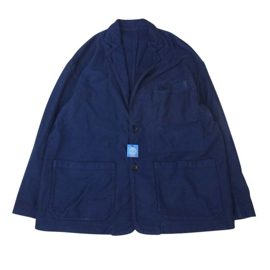 PORTER CLASSIC ポータークラシック MOLESKIN CLASSIC JACKET モールスキン クラシックジャケット ネイビー系 M【中古】