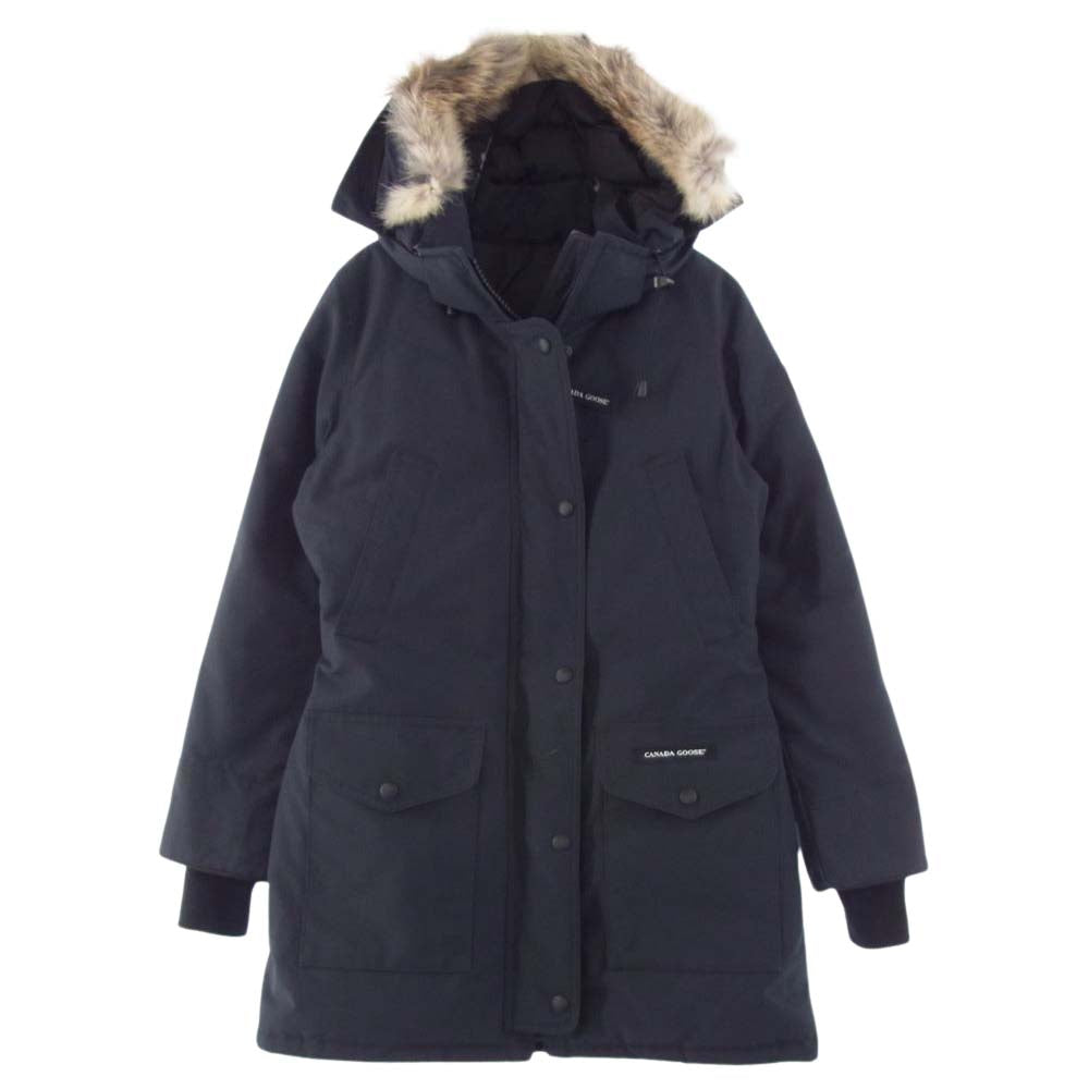 CANADA GOOSE カナダグース 国内正規 サザビーリーグ TRILLIUM PARKA トリリウム パーカ ダウン コート ジャケット ダークネイビー系 S【中古】