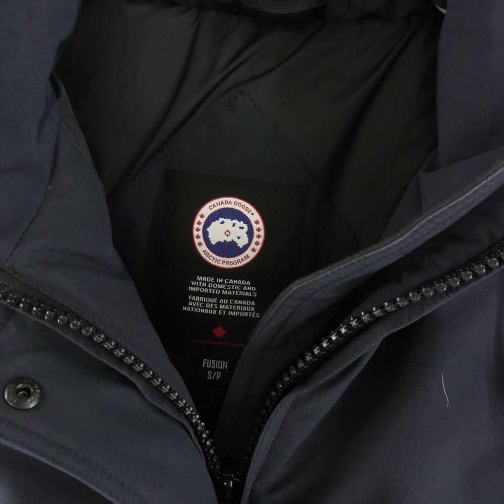 CANADA GOOSE カナダグース 国内正規 サザビーリーグ TRILLIUM PARKA トリリウム パーカ ダウン コート ジャケット ダークネイビー系 S【中古】