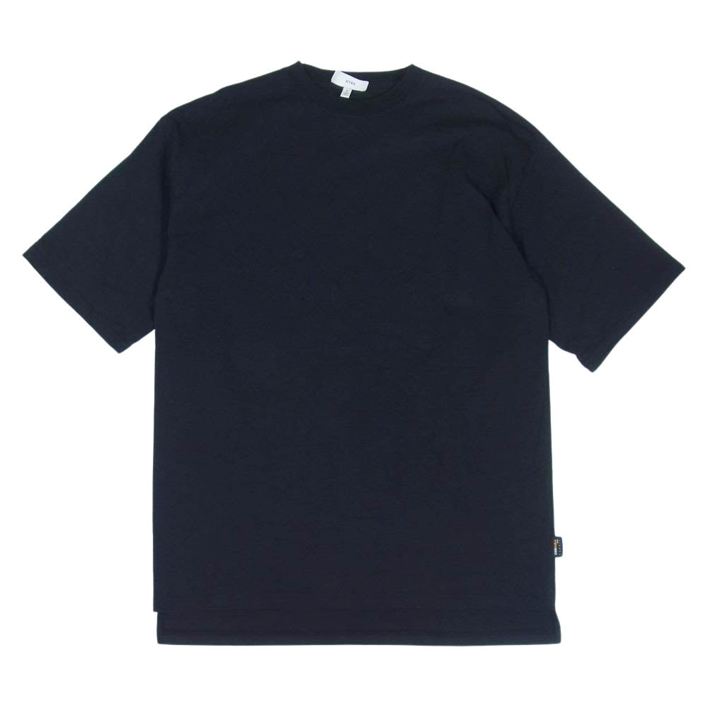 HYKE ハイク ※タグ破損 コーデュラ ビッグフィット Tシャツ ブラック ブラック系 5【中古】