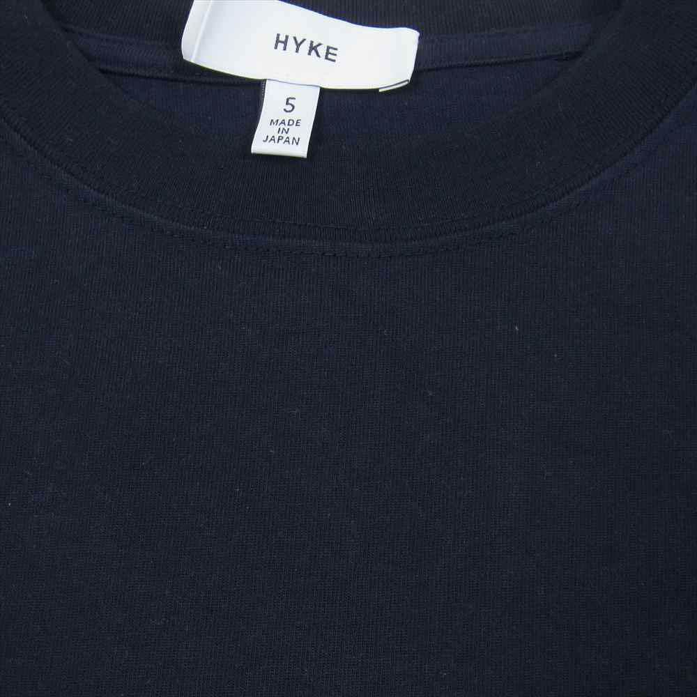 HYKE ハイク ※タグ破損 コーデュラ ビッグフィット Tシャツ ブラック ...