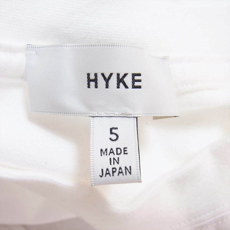 HYKE ハイク ビッグフィット Tシャツ ホワイト ホワイト系 5【中古】