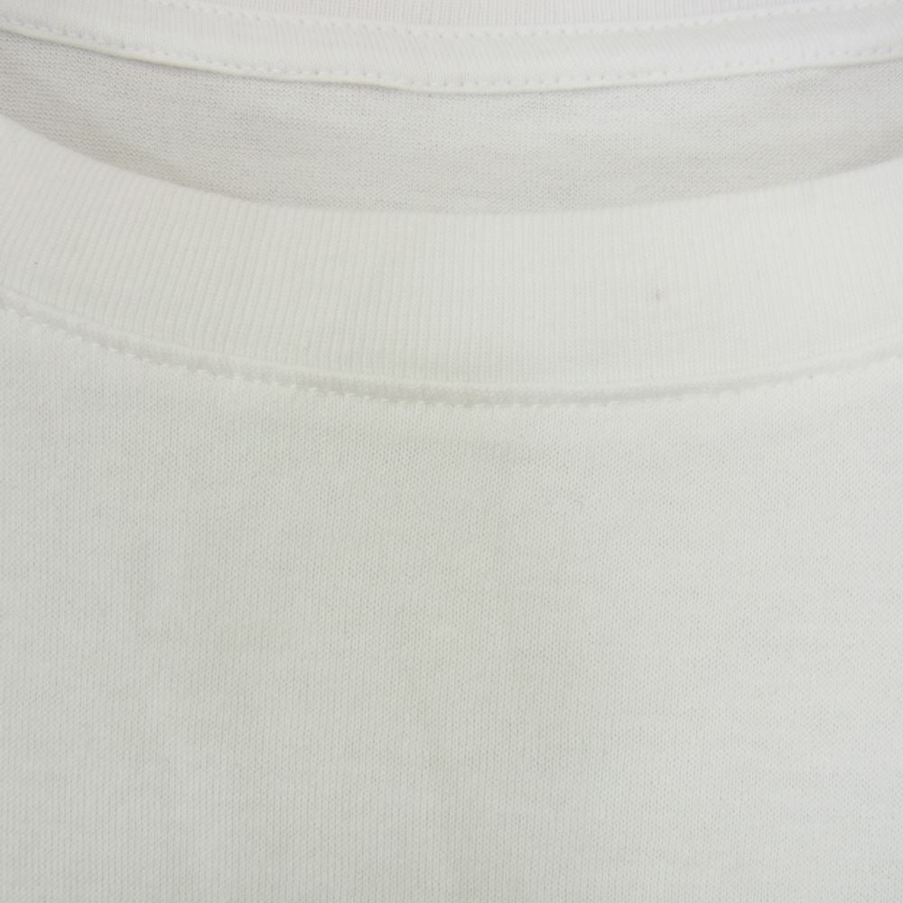 PORTER CLASSIC ポータークラシック OHARIKO MAFIA T-SHIRT お針子マフィア 半袖 ポケット Tシャツ ホワイト系 XXL【中古】