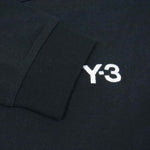 Yohji Yamamoto ヨウジヤマモト Y-3 ワイスリー FP8693 Alleyway Graphic Long-Sleeve Top ロゴ刺? バックプリント 長袖Tシャツ ブラック系 XL【美品】【中古】