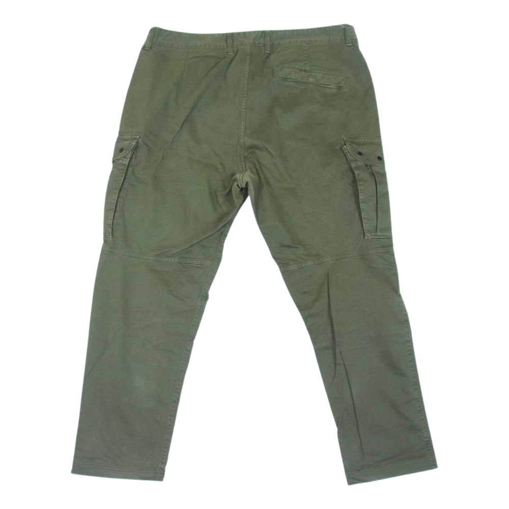 STONE ISLAND ストーンアイランド 741530504 Straight-Leg Cargo Trousers トラウザー カーゴパンツ カーキ系 W36【中古】