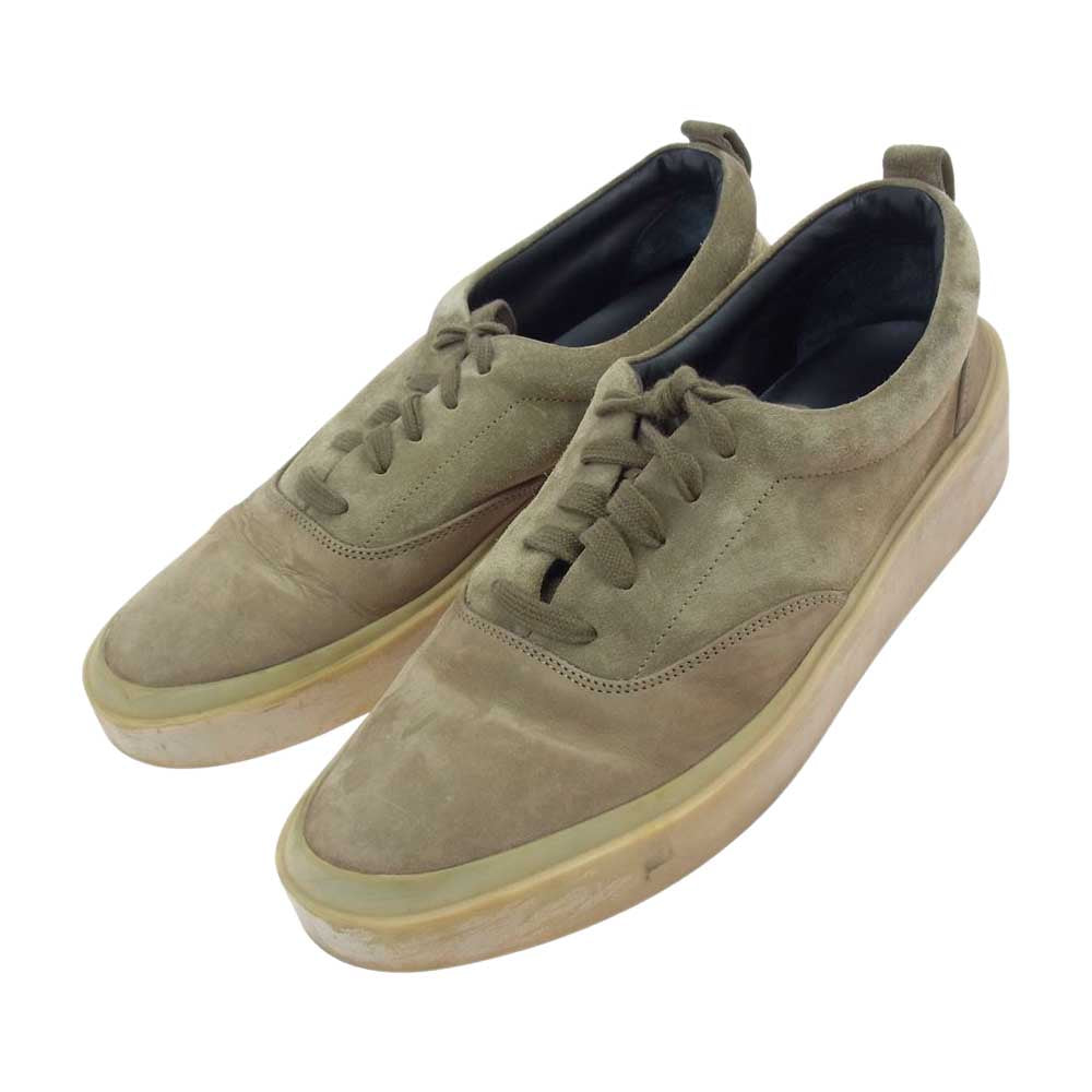 FEAR OF GOD フィアオブゴッド 101 LOW TOP SNEAKERS スニーカー オリーブ系 43【中古】