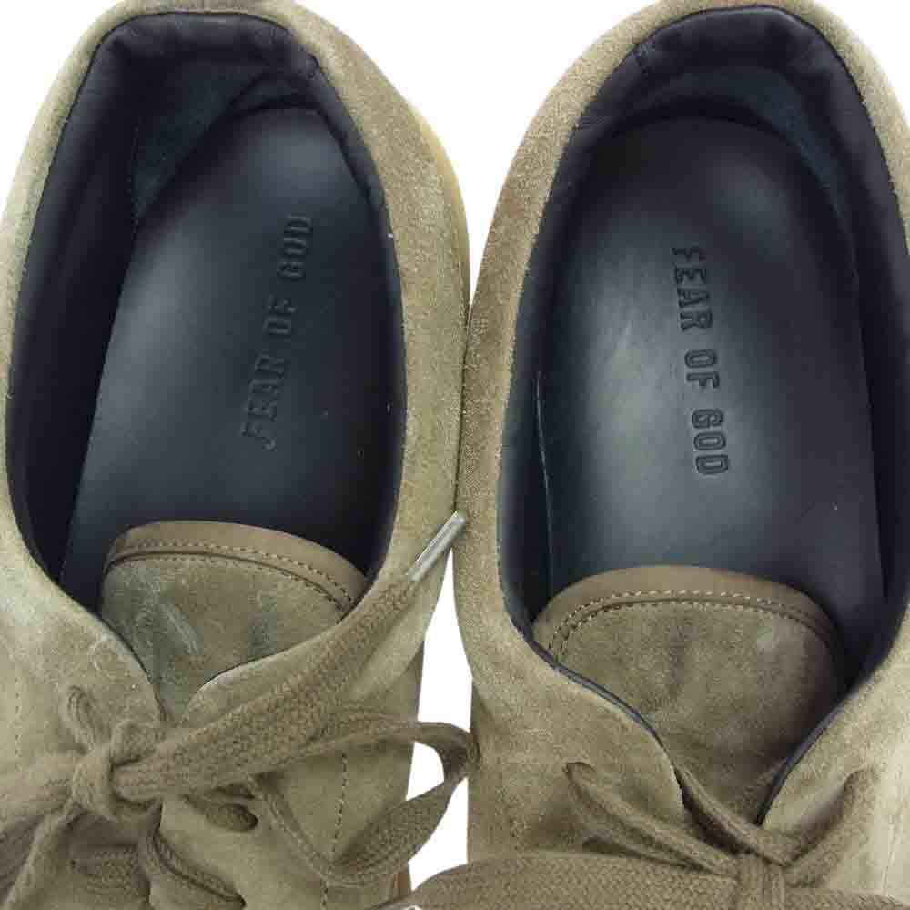 FEAR OF GOD フィアオブゴッド 101 LOW TOP SNEAKERS スニーカー オリーブ系 43【中古】