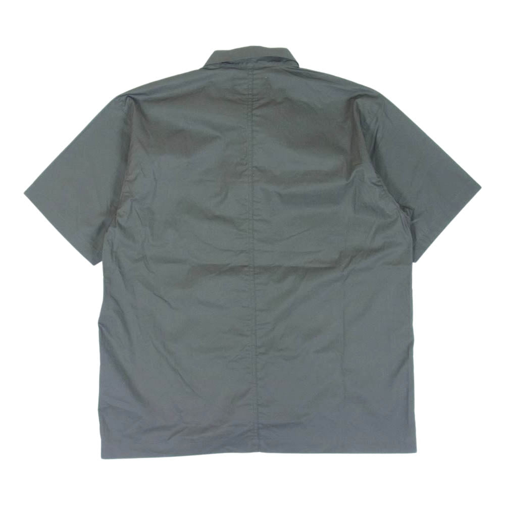 WTAPS ダブルタップス 22SS 221BRDT-SHM06 BUDS SS COTTON TWILL SHIRT 半袖シャツ グレー系 03【美品】【中古】