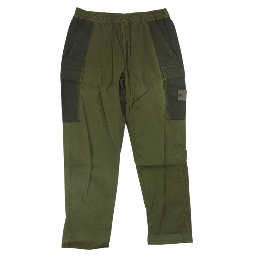 STONE ISLAND ストーンアイランド 19AW 7115312F2 国内正規品 GHOST PIECE ゴースト ピース ロゴワッペン カーゴパンツ グリーン系 W33【中古】