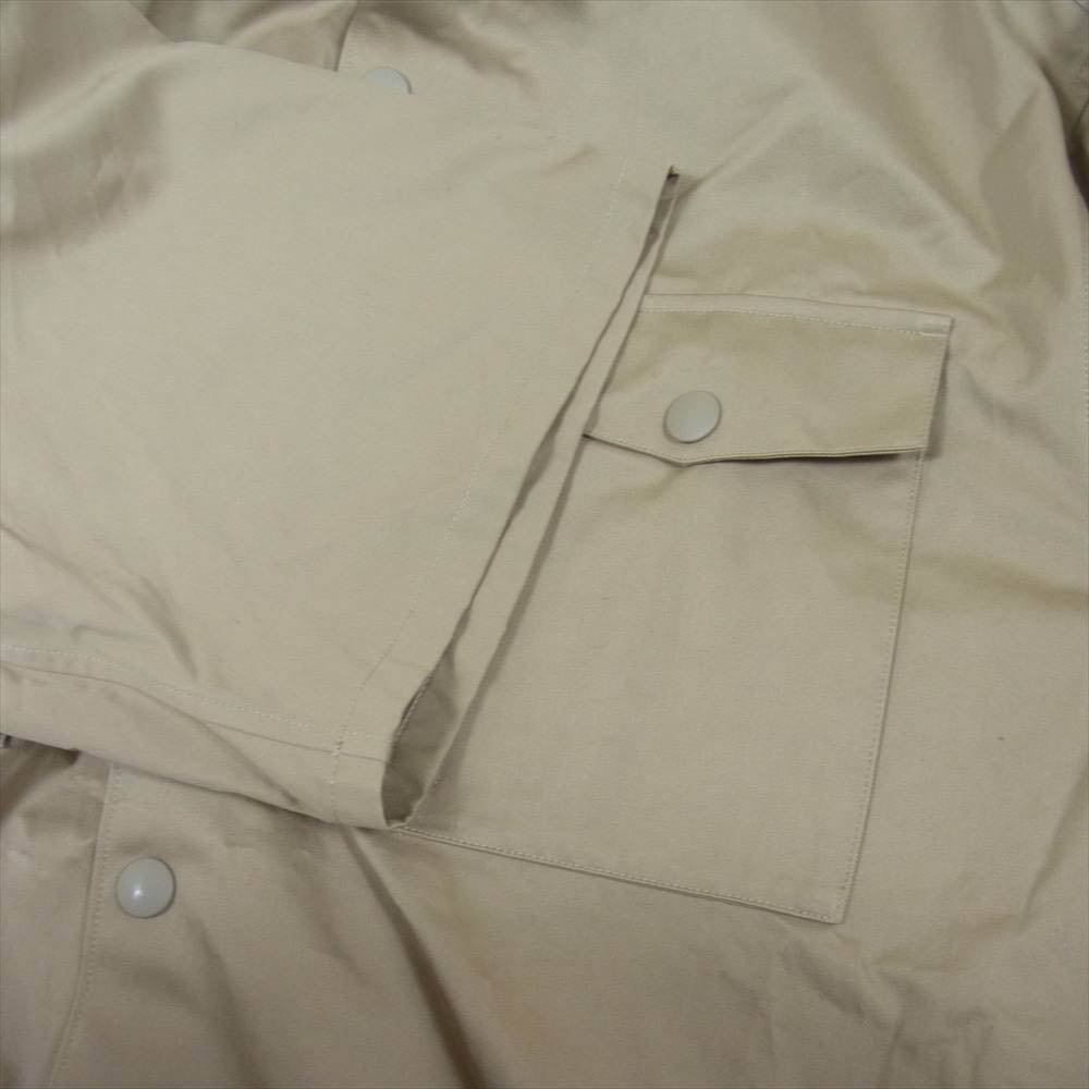 PRADA プラダ UCS395 S211 国内正規品 COTTON S/S SHIRT フロントボタン留め コットン 半袖 シャツ ベージュ系 XXL【美品】【中古】