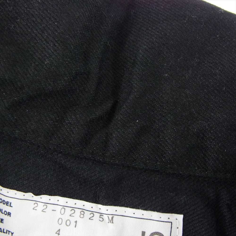 Sacai サカイ 22AW 22-02825M Nylon Twill Mix Blouson ナイロン ツイル ミックス ブルゾン ジャケット ブラック系 4【中古】