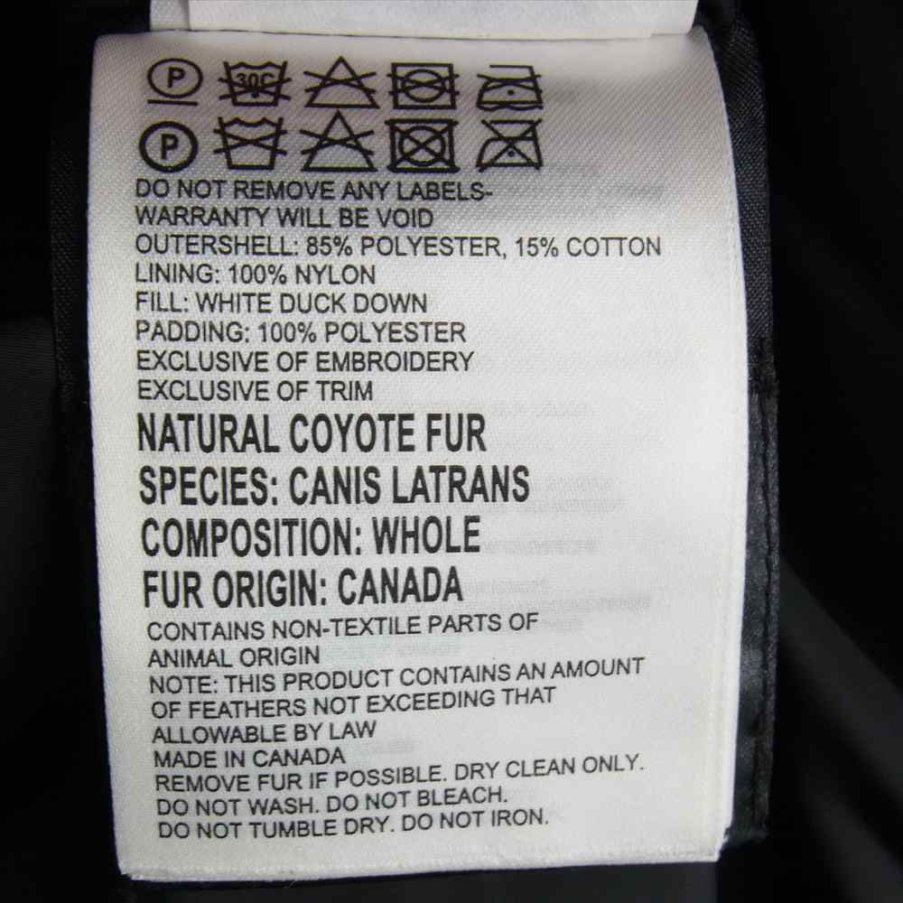 CANADA GOOSE カナダグース 3438JM JASPER ジャスパー ダウン ジャケット ブラック系 S【中古】