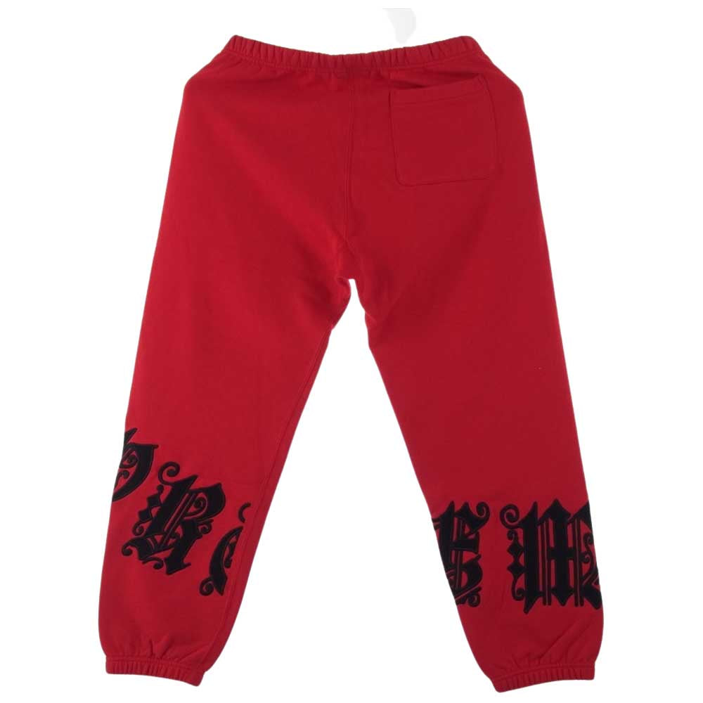 Supreme シュプリーム 21SS Old English Wrap Sweatpant オールド イングリッシュ ラップ スウェット パンツ レッド系 S【新古品】【未使用】【中古】