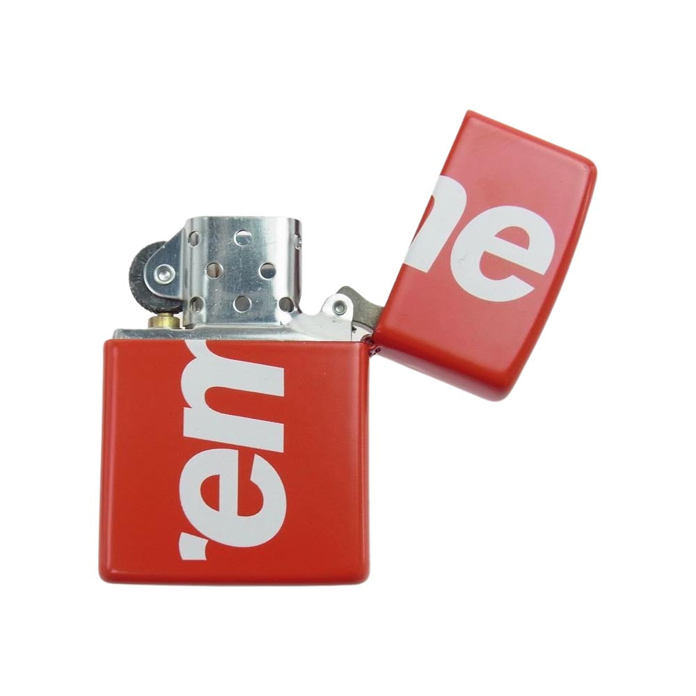 Supreme シュプリーム Logo Zippo Red 18SS ロゴジッポ ジッポライター レッド レッド系【新古品】【未使用】【中古】