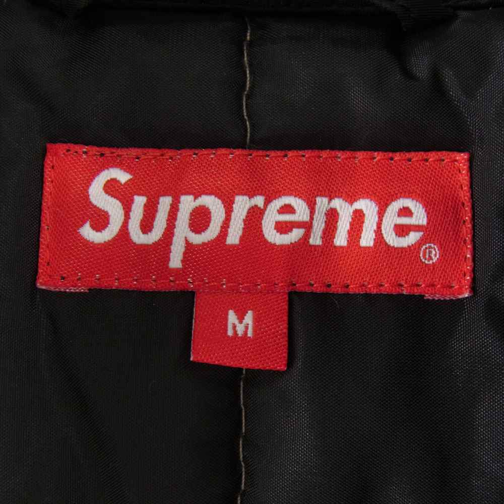 Supreme シュプリーム 19SS Spider Web Quilted Work Jacket キルティング ジャケット ブラック系 M【美品】【中古】