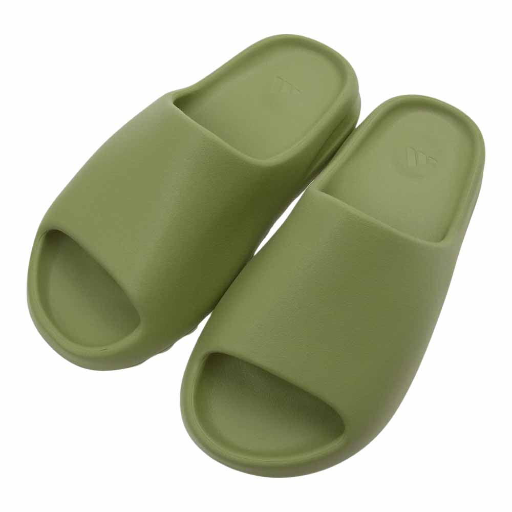 YEEZY BOOST イージーブースト FZ5904 YEEZY SLIDE Resin イージースライド レジン モスグリーン系 US8【新古品】【未使用】【中古】