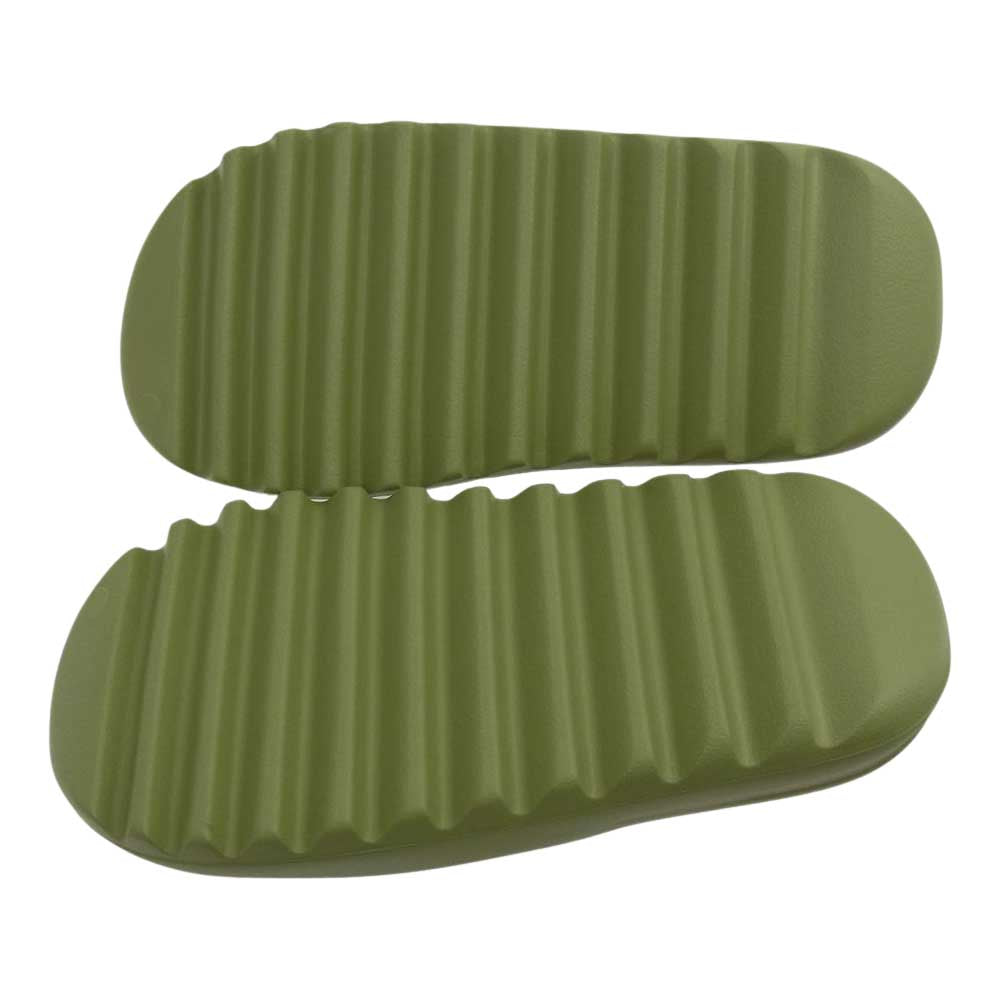 YEEZY BOOST イージーブースト FZ5904 YEEZY SLIDE Resin イージースライド レジン モスグリーン系 US8【新古品】【未使用】【中古】