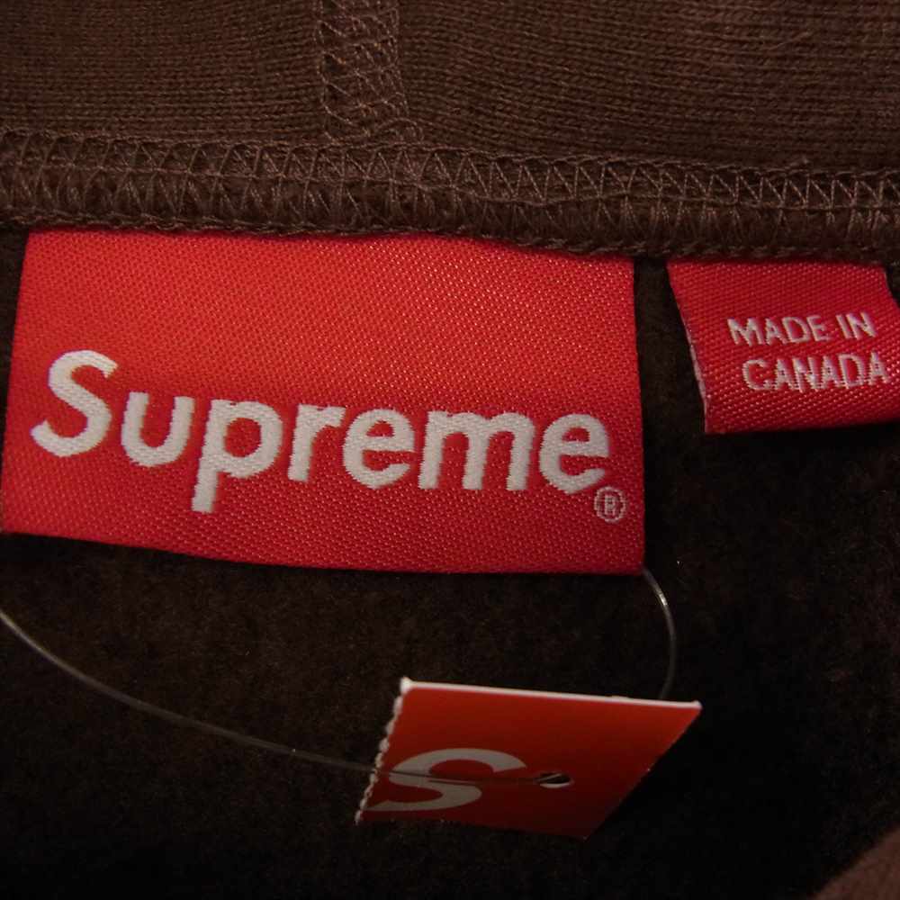 Supreme シュプリーム 22SS capital hooded sweatshirt キャピタル フーデッド スウェットシャツ ブラウン系 XL【新古品】【未使用】【中古】