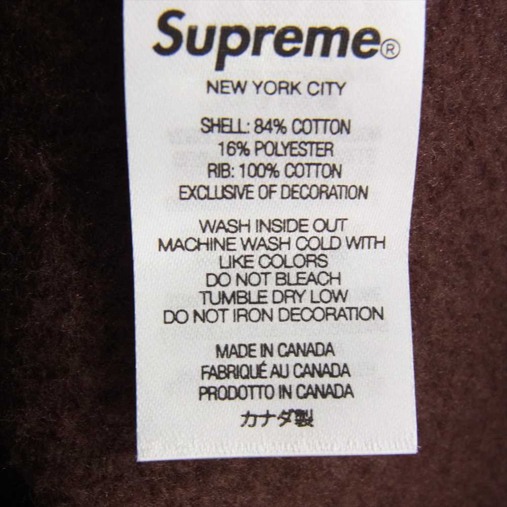 Supreme シュプリーム 22SS capital hooded sweatshirt キャピタル フーデッド スウェットシャツ ブラウン系 XL【新古品】【未使用】【中古】