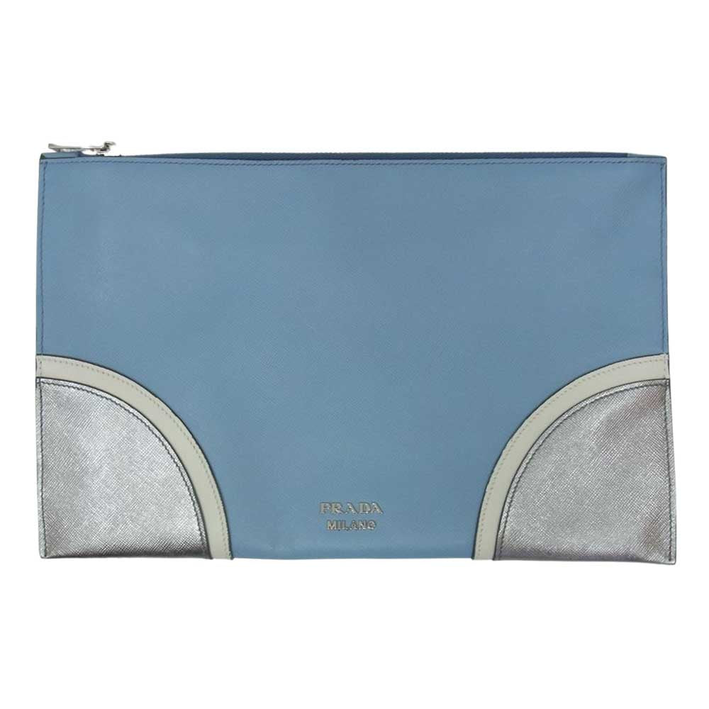 PRADA プラダ BP868L サフィアーノ レザー  クラッチバッグ【中古】