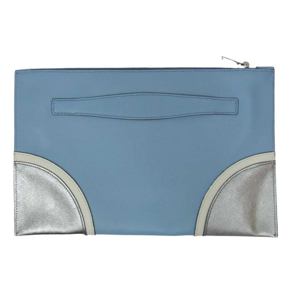 PRADA プラダ BP868L サフィアーノ レザー  クラッチバッグ【中古】