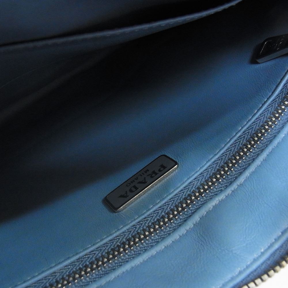PRADA プラダ BP868L サフィアーノ レザー  クラッチバッグ【中古】