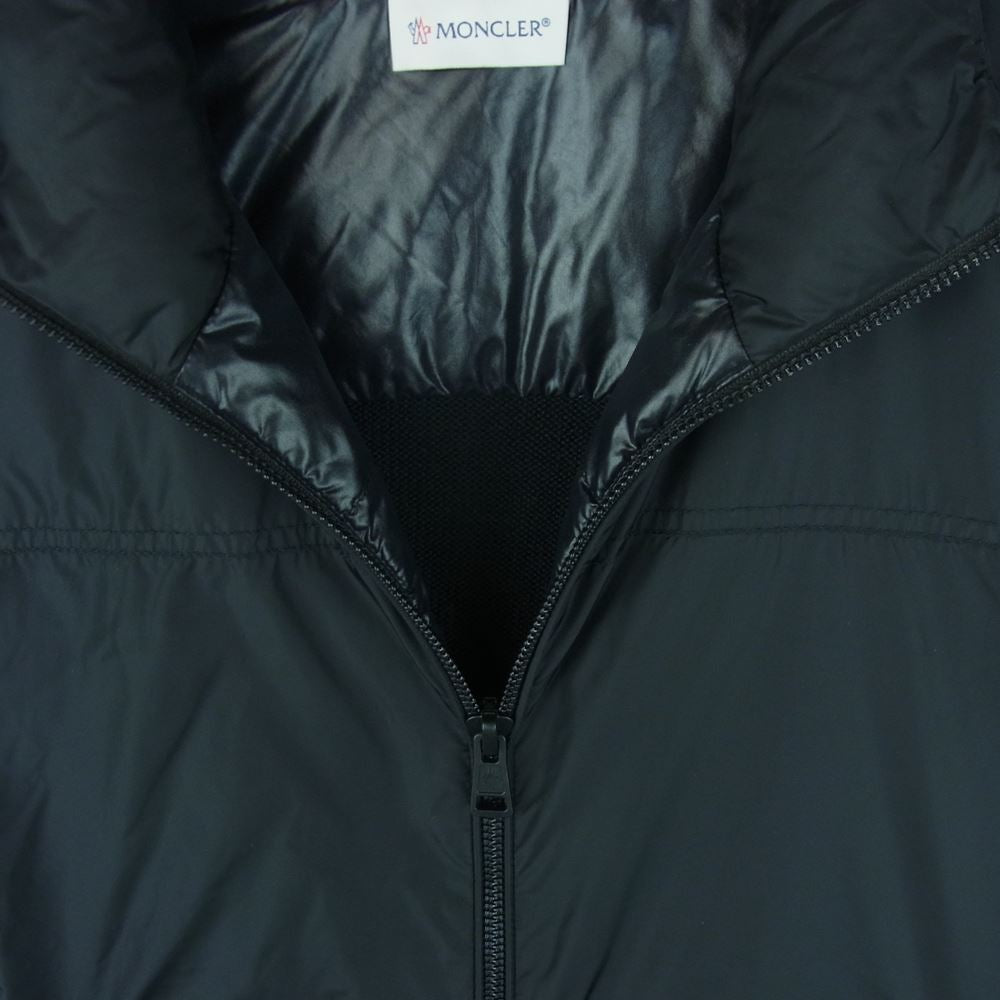 MONCLER モンクレール cardigan tricot ニット 切替 ダウン ジャケット トルコ製 ブラック系 ダークグレー系 M【中古】