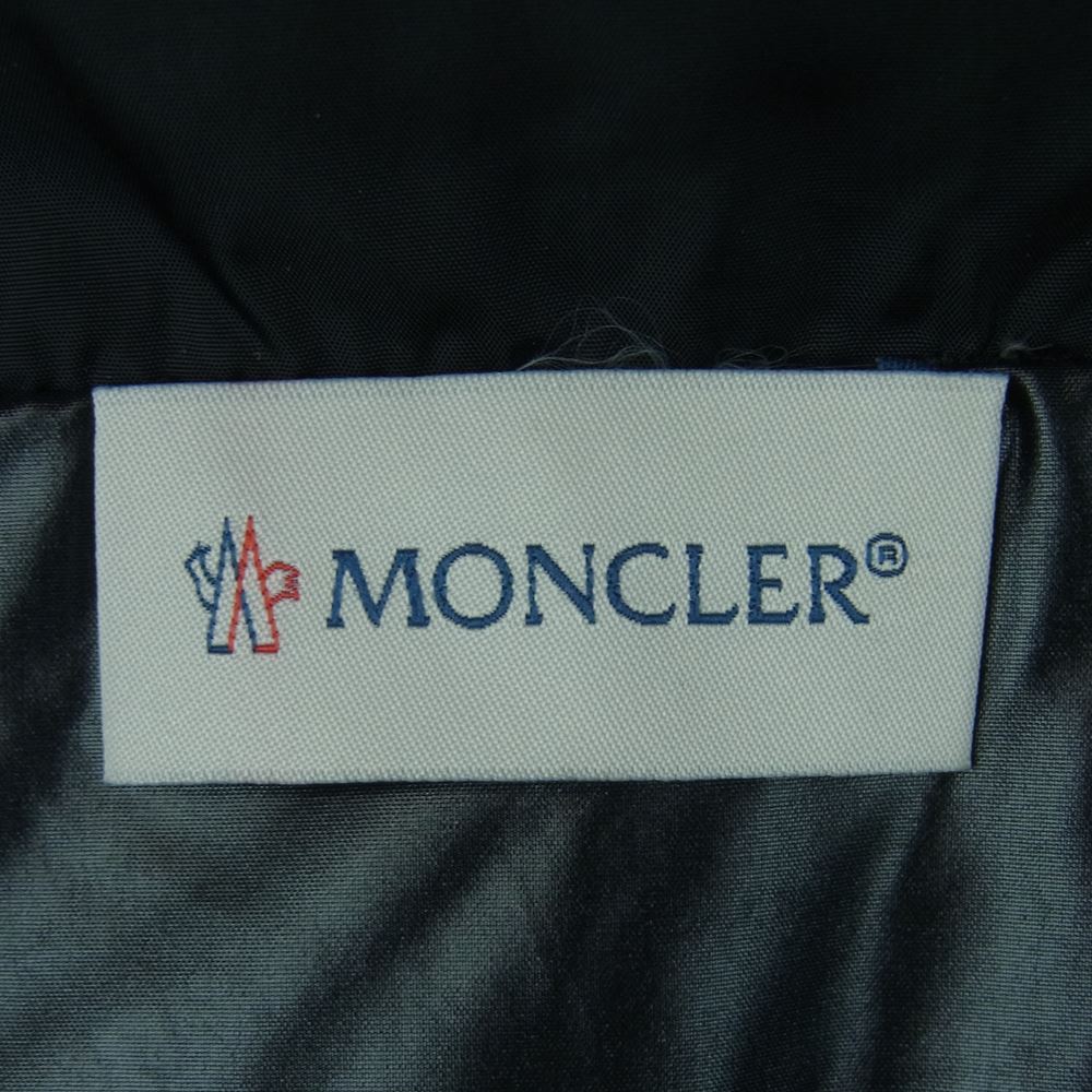 MONCLER モンクレール cardigan tricot ニット 切替 ダウン ジャケット トルコ製 ブラック系 ダークグレー系 M【中古】