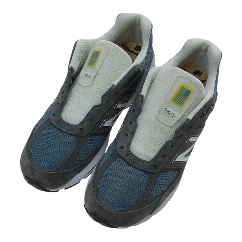 NEW BALANCE ニューバランス M990BE5 × SSZ × Akio Hasegawa 長谷川昭雄 990V5 スニーカー グレー系 27.5cm【中古】
