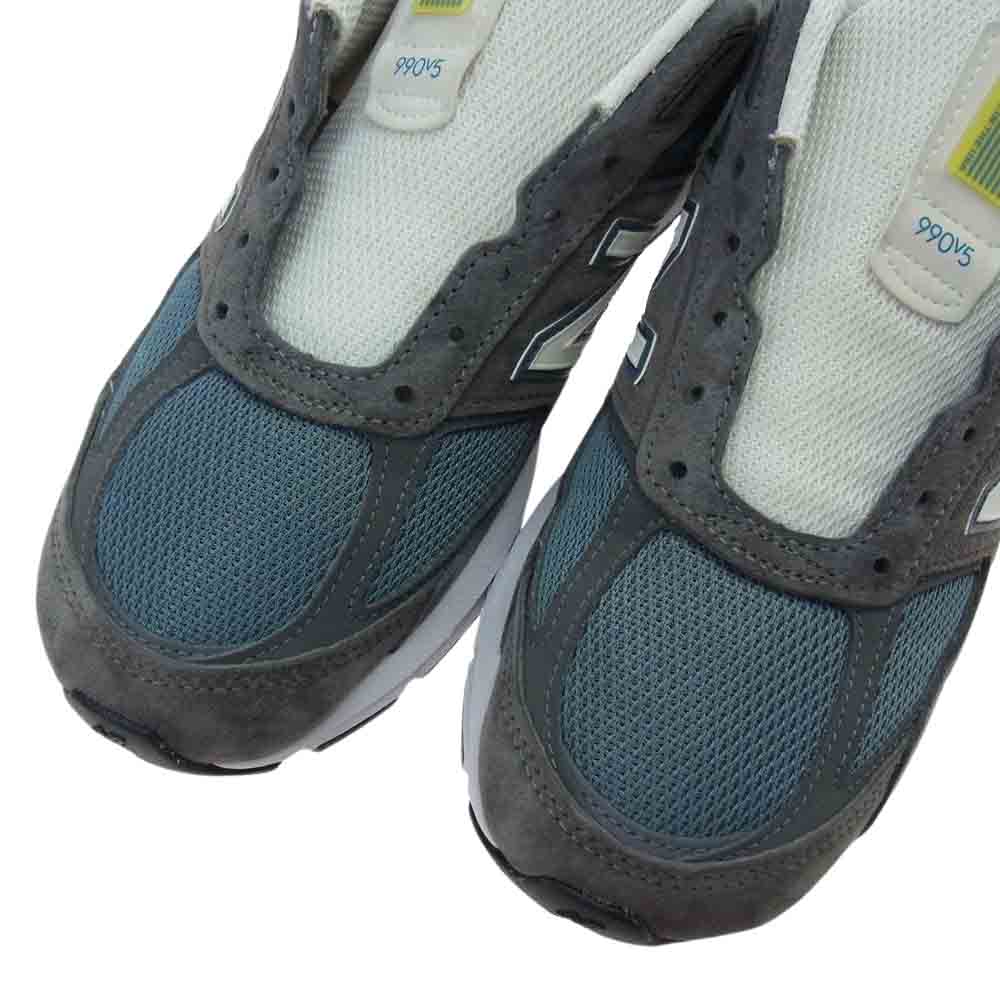 NEW BALANCE ニューバランス M990BE5 × SSZ × Akio Hasegawa 長谷川昭雄 990V5 スニーカー グレー系 27.5cm【中古】