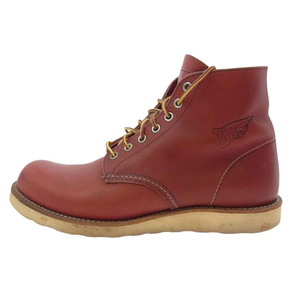 RED WING レッドウィング 8166 6インチ クラシック ラウンド ブーツ ブラウン系 26.5cm【中古】