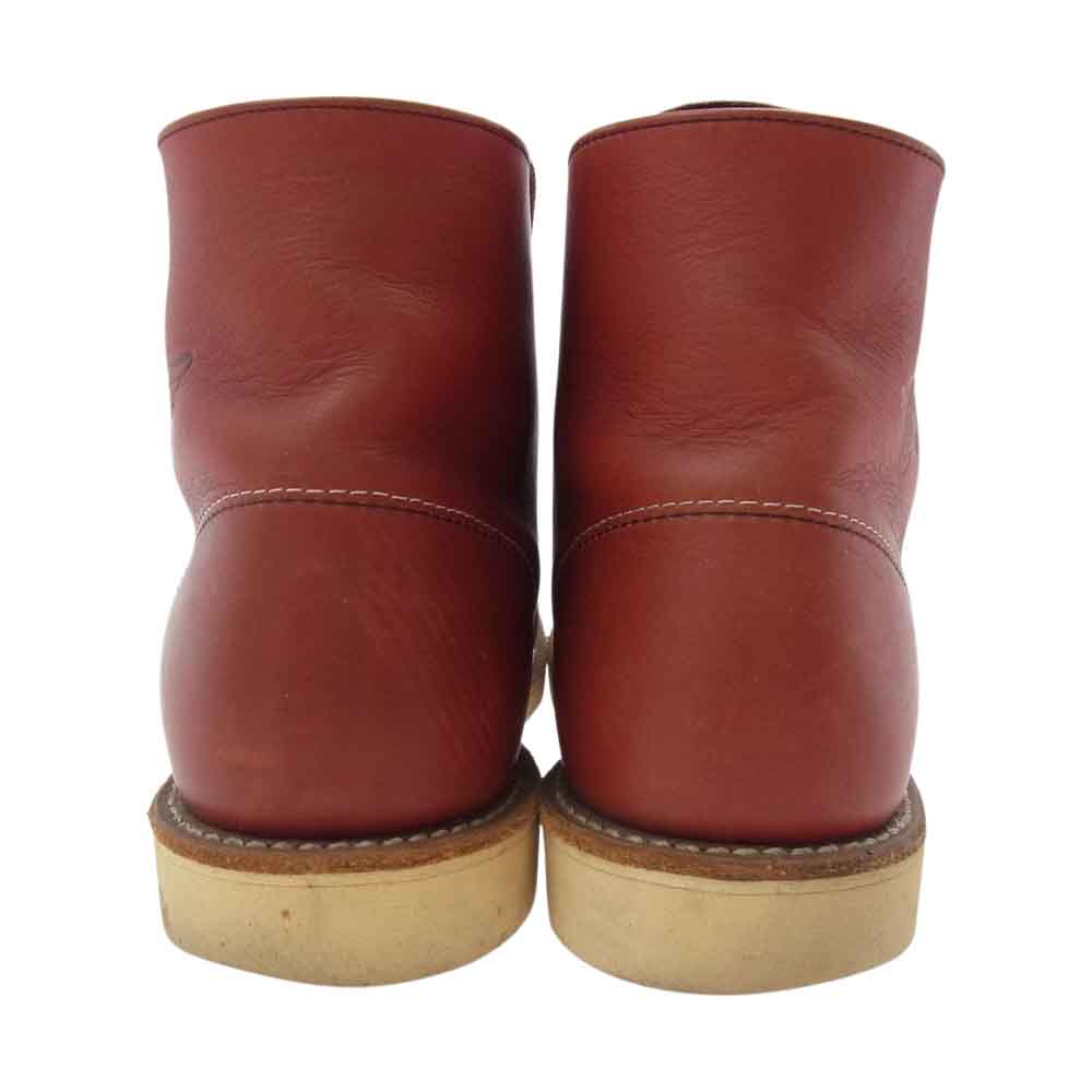RED WING レッドウィング 8166 6インチ クラシック ラウンド ブーツ ブラウン系 26.5cm【中古】