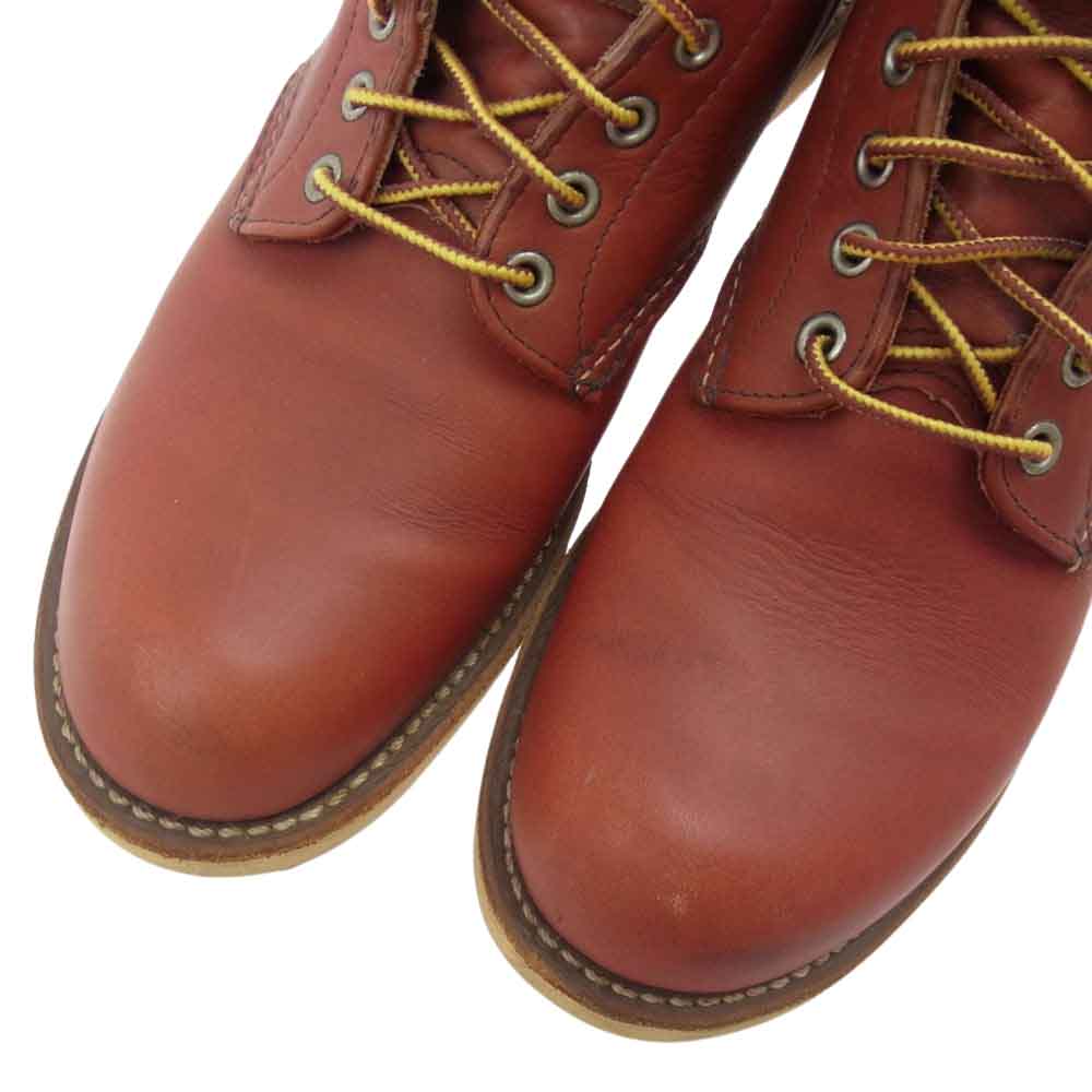 RED WING レッドウィング 8166 6インチ クラシック ラウンド ブーツ ブラウン系 26.5cm【中古】