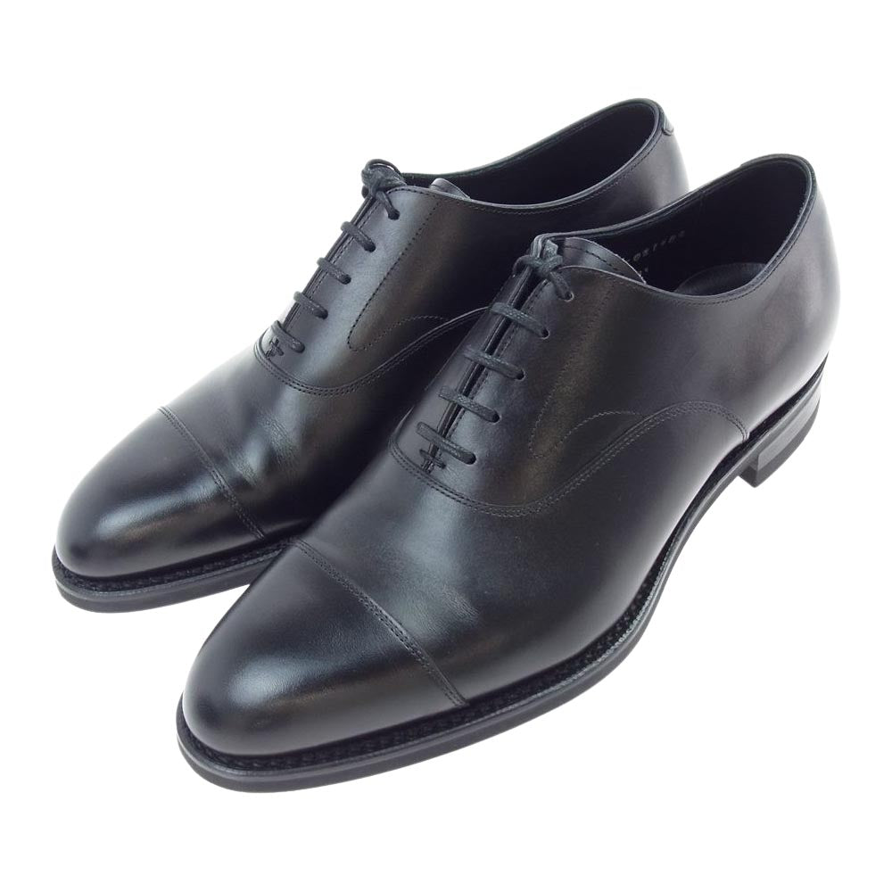 三陽山長 Q7412-021-09 TOMOJIRO 友二郎 ストレートチップシューズ サイズ6.5 ブラック系 24.5【美品】【中古】