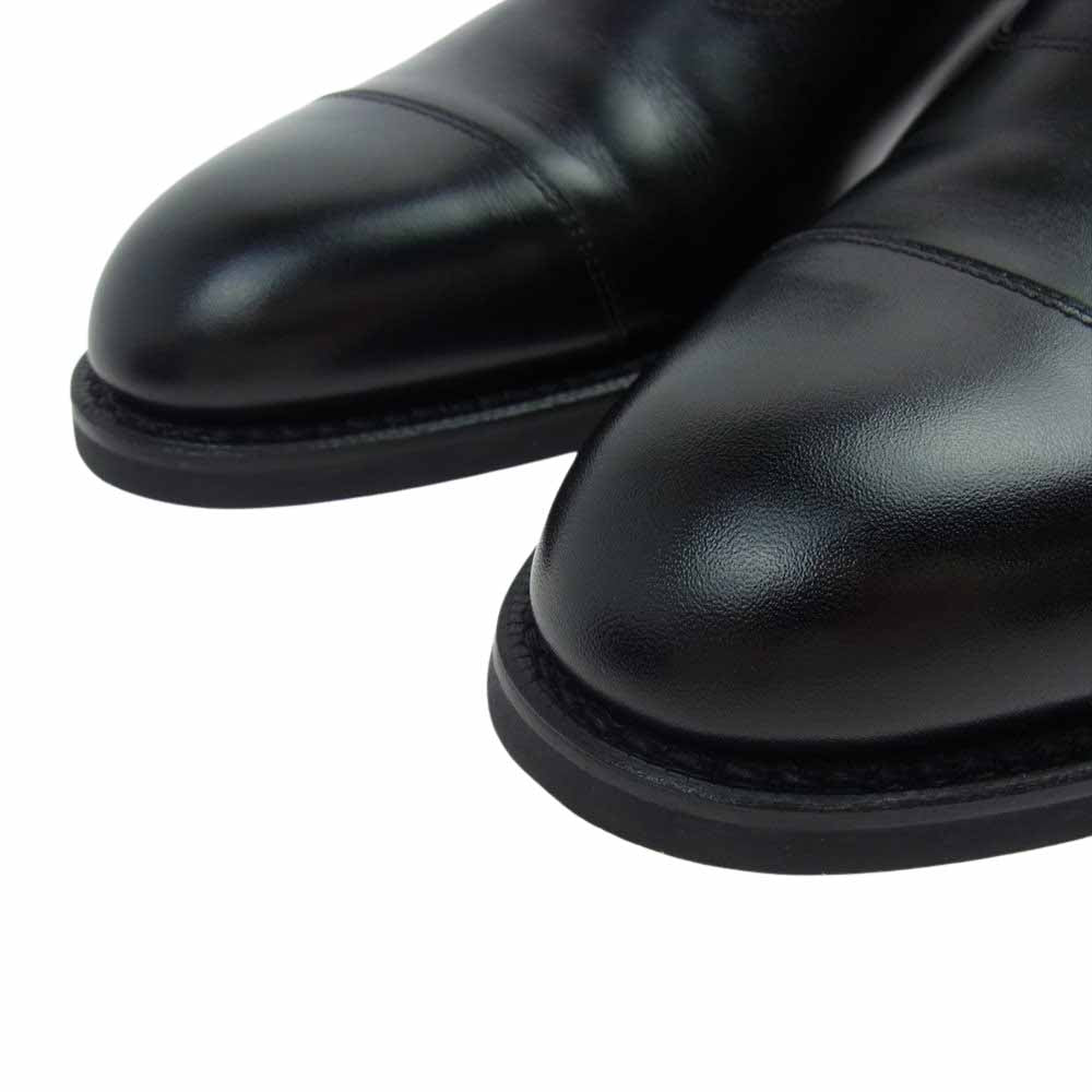 三陽山長 Q7412-021-09 TOMOJIRO 友二郎 ストレートチップシューズ サイズ6.5 ブラック系 24.5【美品】【中古】