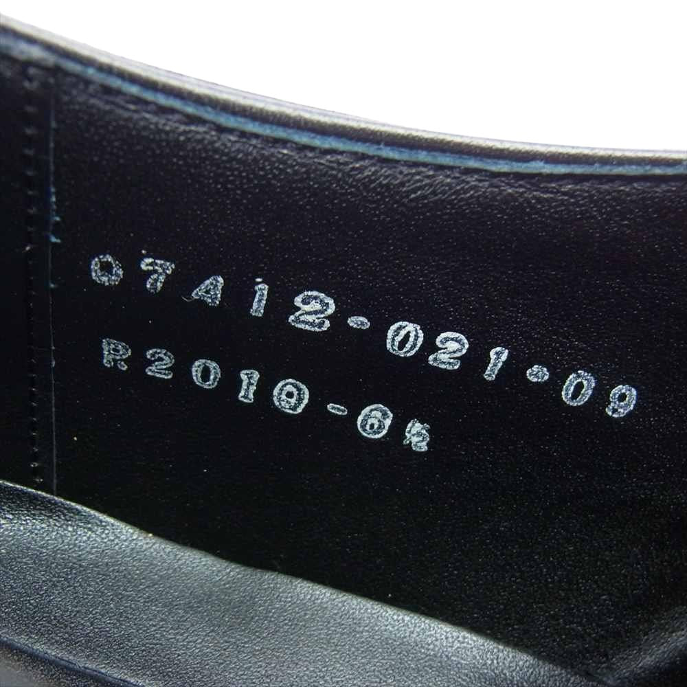 三陽山長 Q7412-021-09 TOMOJIRO 友二郎 ストレートチップシューズ サイズ6.5 ブラック系 24.5【美品】【中古】