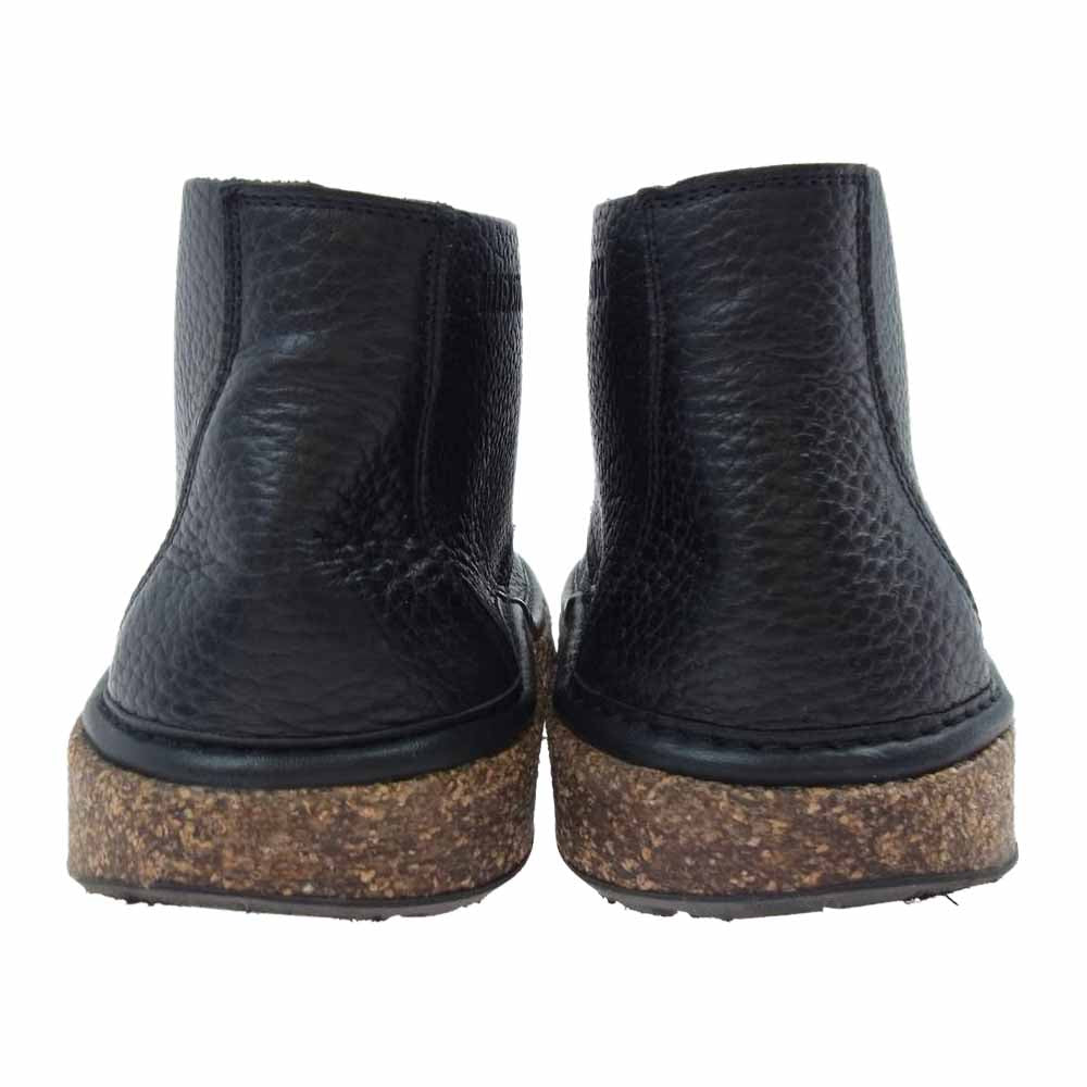 BIRKENSTOCK ビルケンシュトック MILTON ESPRESSO ミルトン レザー シューズ ブラック系 UK8【中古】