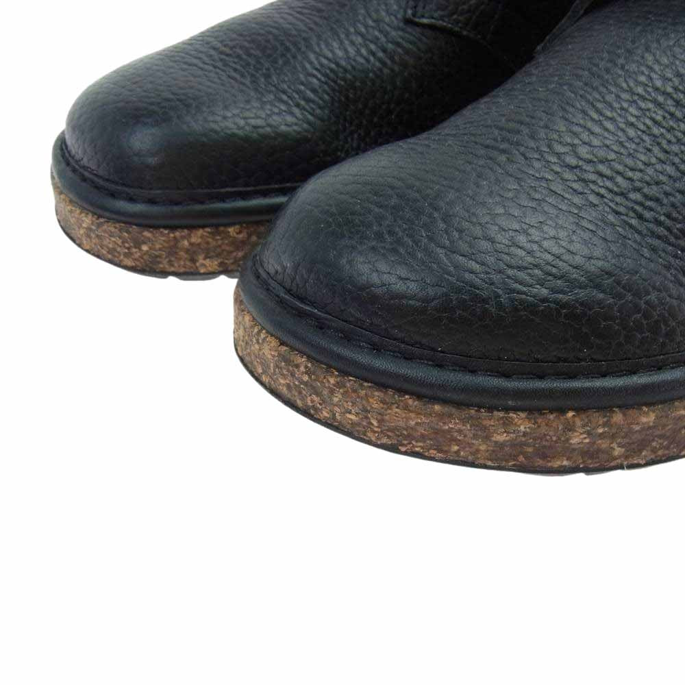BIRKENSTOCK ビルケンシュトック MILTON ESPRESSO ミルトン レザー シューズ ブラック系 UK8【中古】