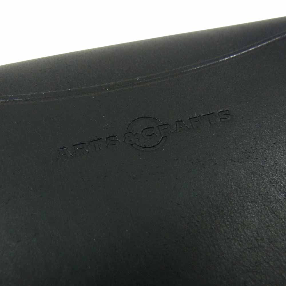 アーツクラフト ELBAMATT LONG WALLET レザー ロング ウオレット ブラック系【極上美品】【中古】