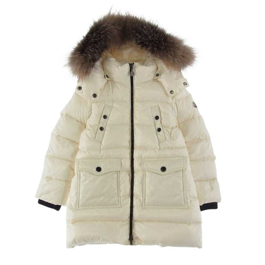MONCLER モンクレール FRAGONT フラゴン ダウンコート キッズ 112cm ダウンジャケット オフホワイト系 5 anni 112cm【中古】