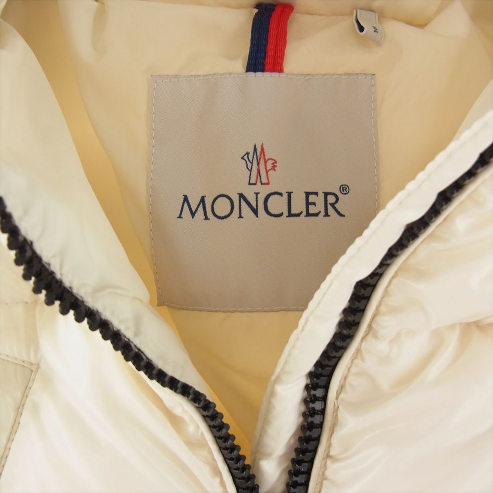 MONCLER モンクレール FRAGONT フラゴン ダウンコート キッズ 112cm ダウンジャケット オフホワイト系 5 anni 112cm【中古】