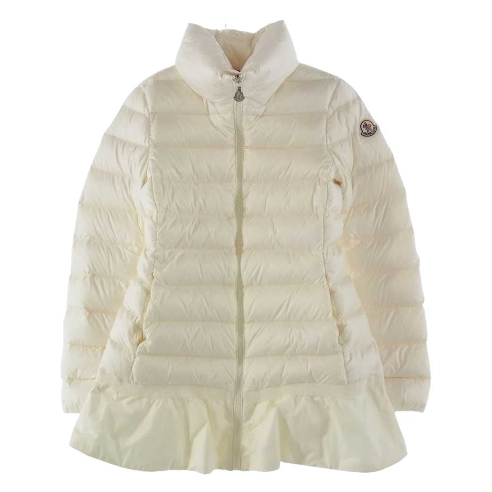 MONCLER モンクレール NADRA ダウンコート キッズ 140cm ダウンジャケット オフホワイト系 10 anni 140cm【中古】
