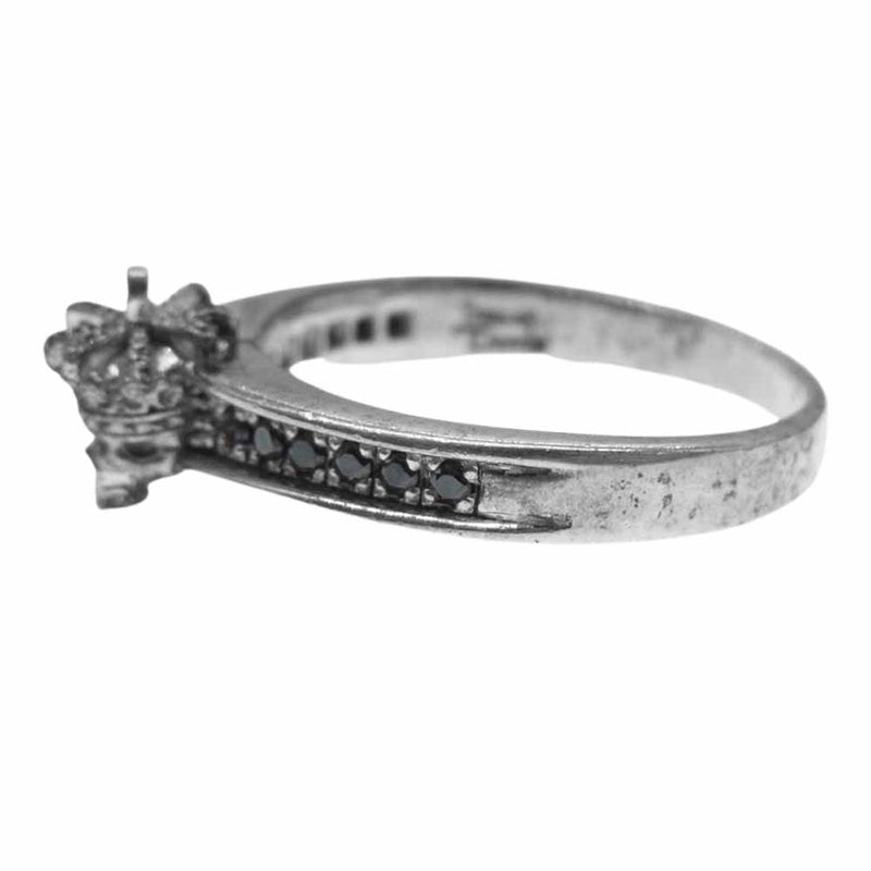 Justin Davis ジャスティンデイビス SRJ266 Tiny Skull Band Ring タイニー スカル リング シルバー系【中古】