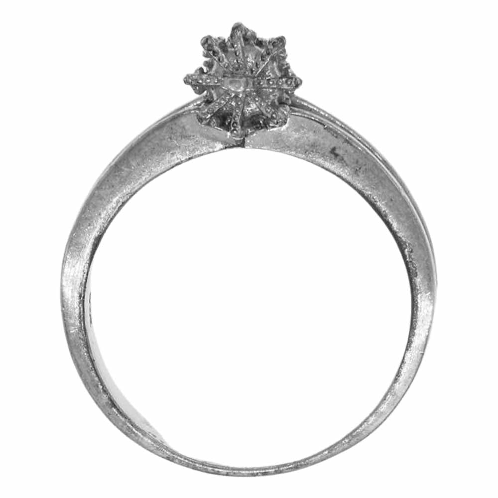 Justin Davis ジャスティンデイビス SRJ266 Tiny Skull Band Ring タイニー スカル リング シルバー系【中古】
