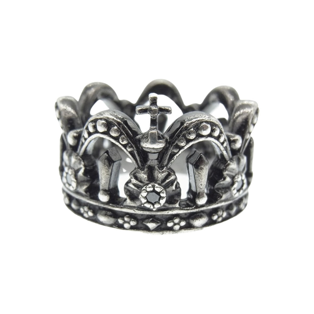 Justin Davis ジャスティンデイビス  SRJ127 CHAPEL CROWN クラウン リング ブラック系【中古】