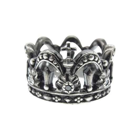 Justin Davis ジャスティンデイビス  SRJ127 CHAPEL CROWN クラウン リング ブラック系【中古】