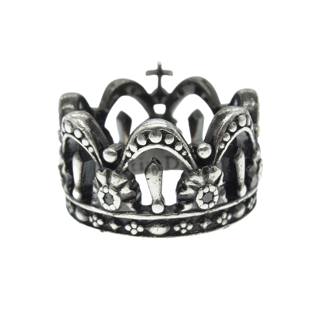 Justin Davis ジャスティンデイビス  SRJ127 CHAPEL CROWN クラウン リング ブラック系【中古】