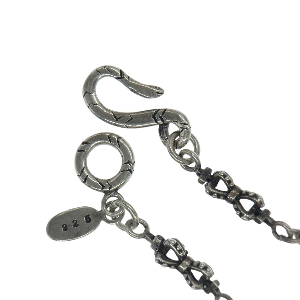 Justin Davis ジャスティンデイビス SNJ106  Double Crown Chain ダブルクラウン チェーン シルバー系【中古】