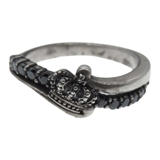 Justin Davis ジャスティンデイビス SRJ487 CIRCULAR CROWN ストーン クラウン リング シルバー系【中古】