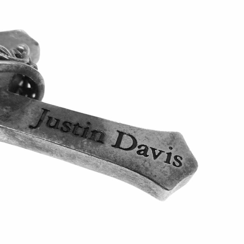 Justin Davis ジャスティンデイビス SPJ122 CROSS WITH CROWN クラウン クロス ペンダント シルバー系【中古】